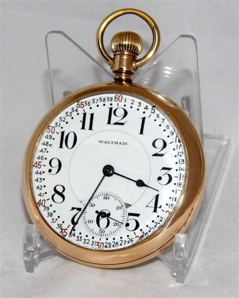 waltham pocket watch value chart